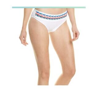 NWT La Blanca Rainbow Woven Waistband  Bikini  Bottom Sz 14